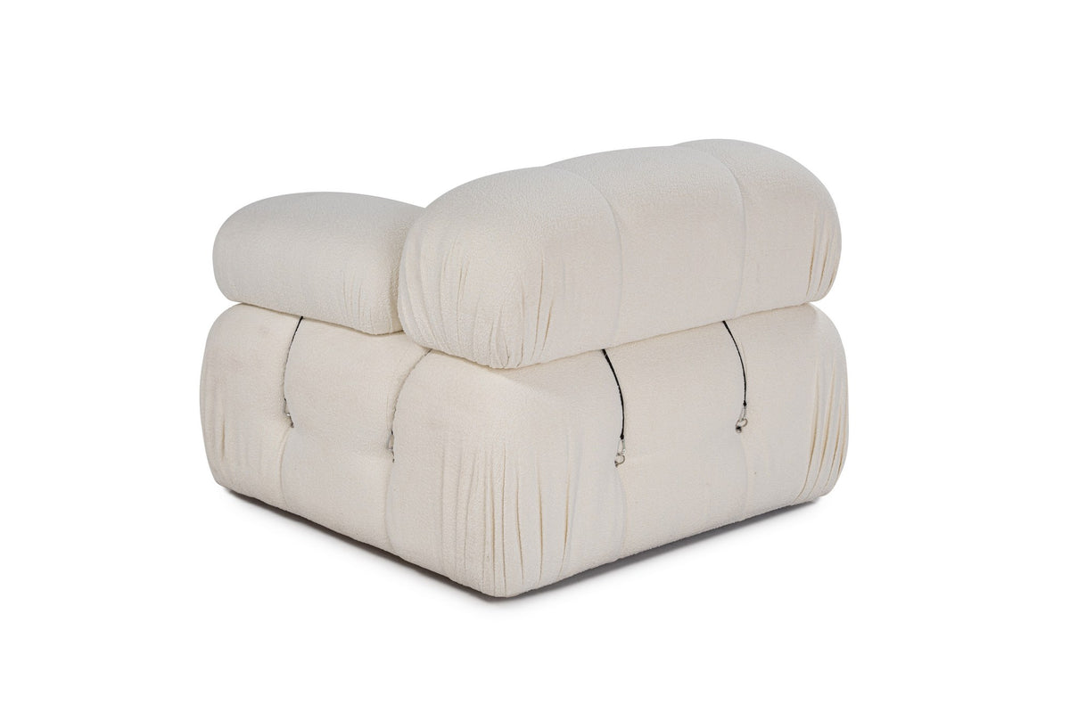 Bubble 1R Modulares Sofa - Weiss in Weiss präsentiert im Onlineshop von KAQTU Design AG. Modulares Sofa ist von Atelier Del Sofa