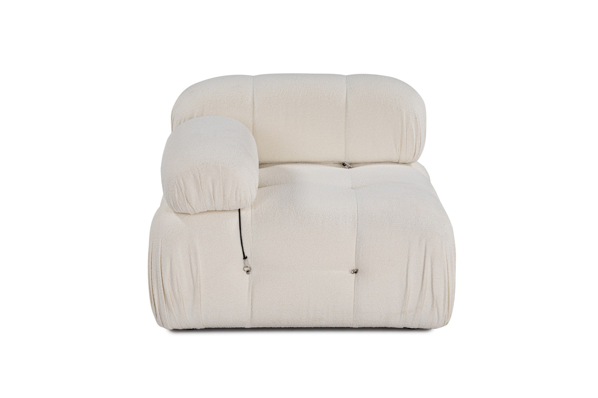 Bubble L1 - Beige in Weiss präsentiert im Onlineshop von KAQTU Design AG. Modulares Sofa ist von Atelier Del Sofa