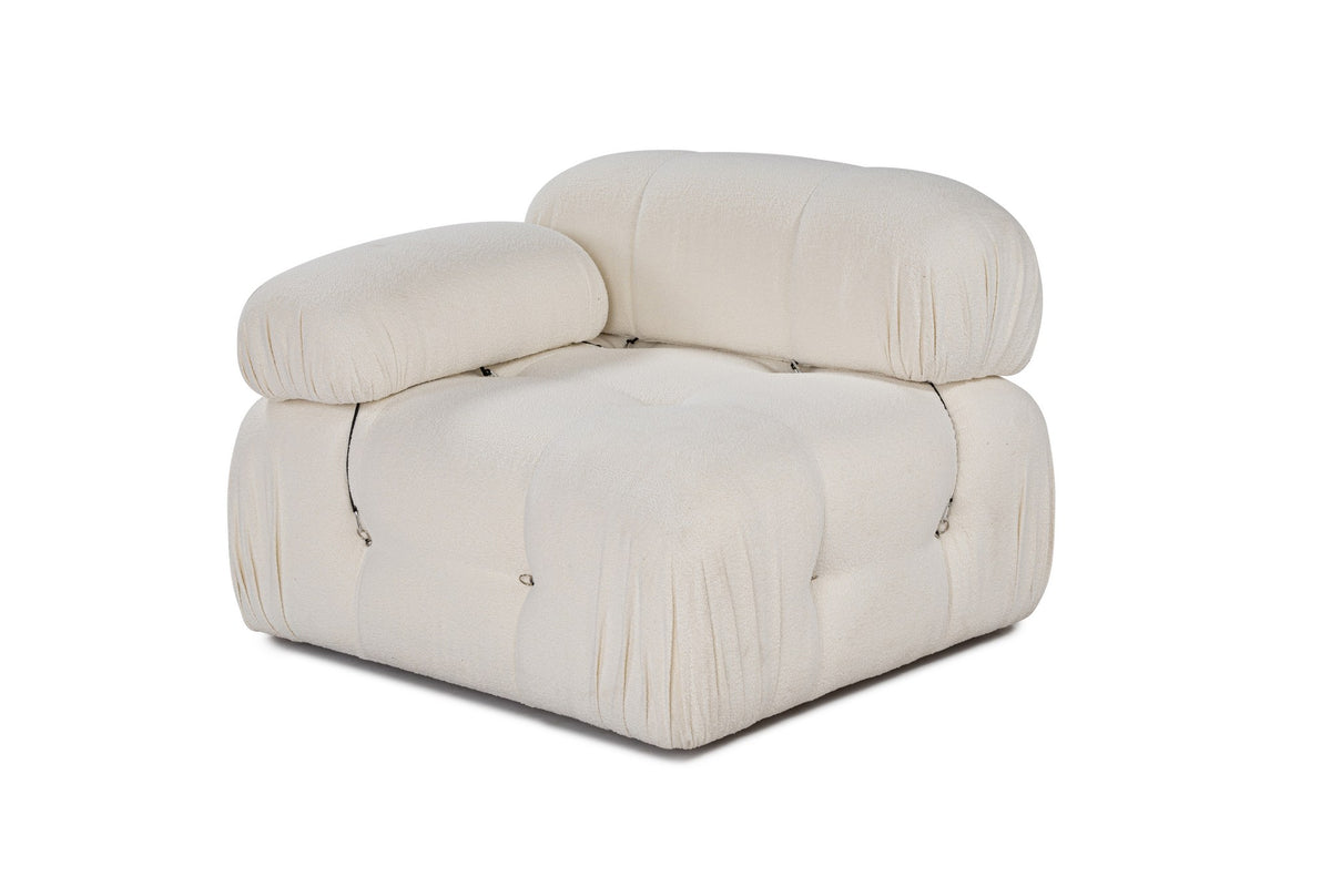 Bubble L1 Modulares Sofa - Weiss in Weiss präsentiert im Onlineshop von KAQTU Design AG. Modulares Sofa ist von Atelier Del Sofa