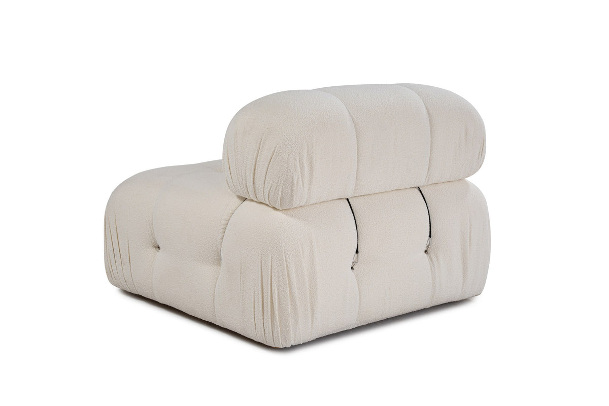 Bubble L1 Modulares Sofa - Weiss in Weiss präsentiert im Onlineshop von KAQTU Design AG. Modulares Sofa ist von Atelier Del Sofa
