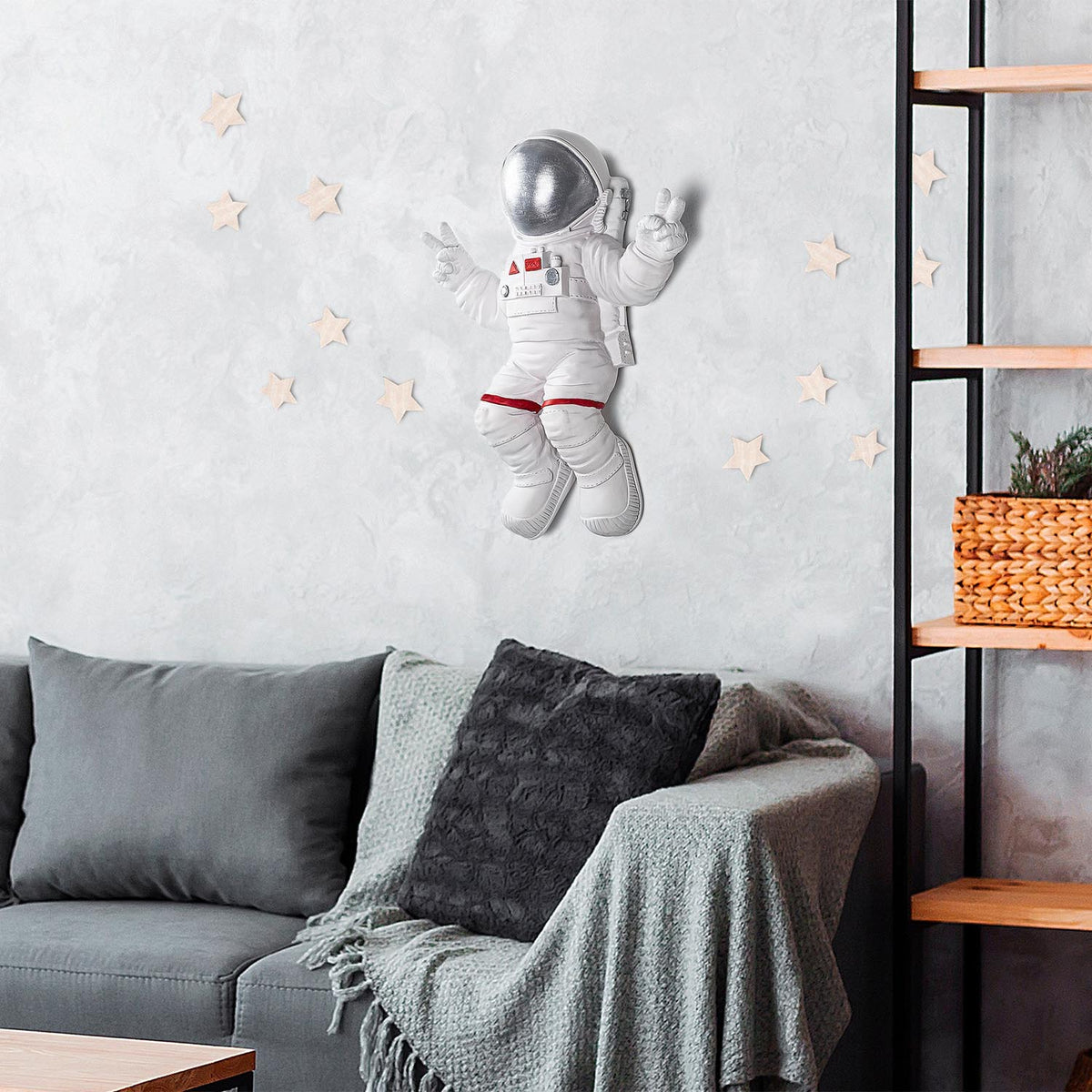 Peace Sign Astronaut Wanddeko - Weiss
Grau in Weiss / Grau präsentiert im Onlineshop von KAQTU Design AG. Wanddeko ist von Wallity