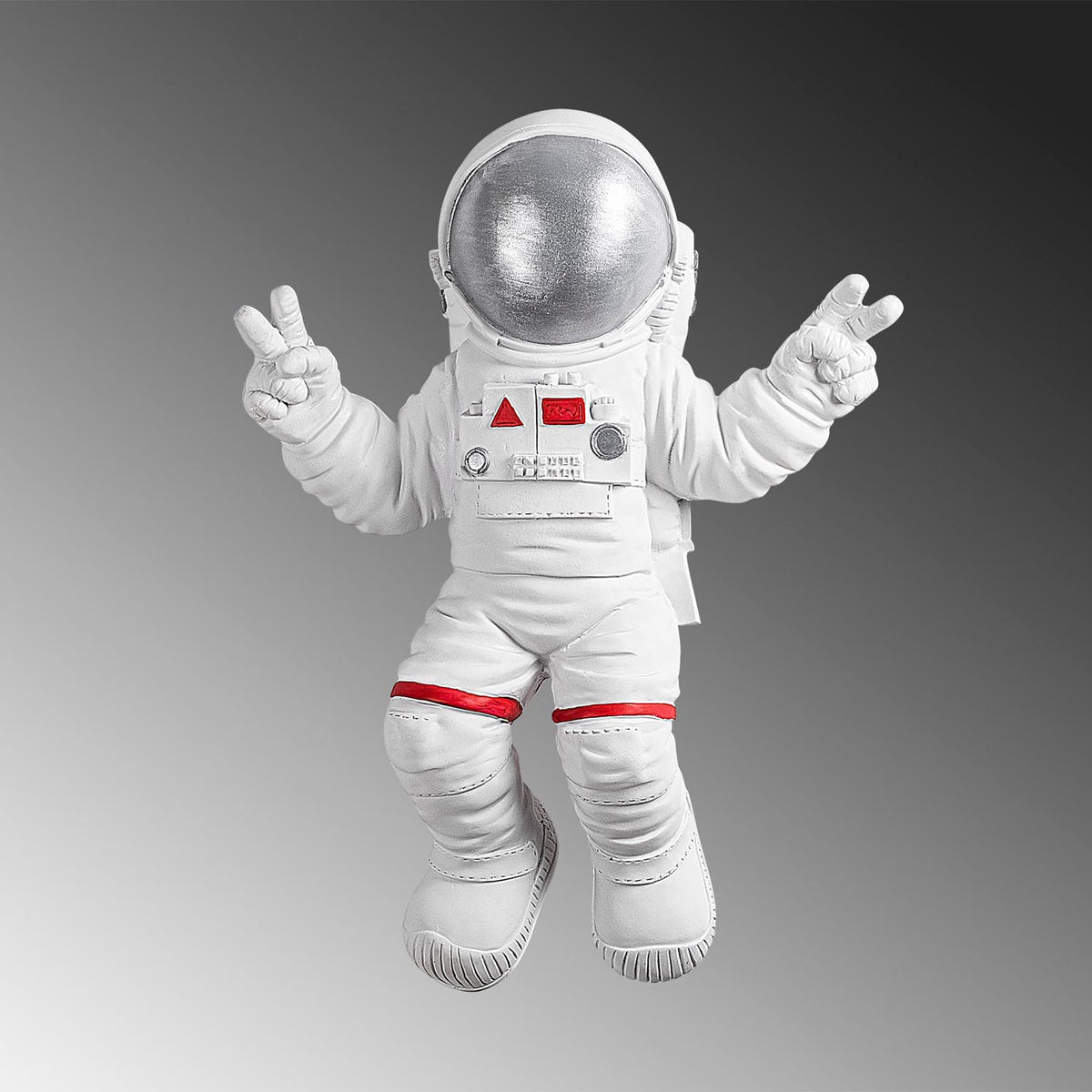 Peace Sign Astronaut Wanddeko - Weiss
Grau in Weiss / Grau präsentiert im Onlineshop von KAQTU Design AG. Wanddeko ist von Wallity