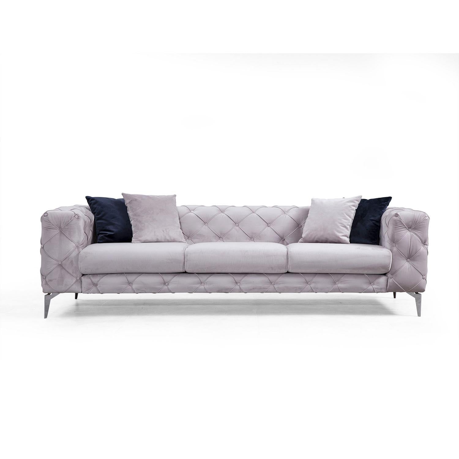 Erleben Sie mit dem Como - Light Grey Sofa von Atelier Del Sofa ultimativen Komfort und modernes Design. Perfekt für stilvolle Wohnräume!