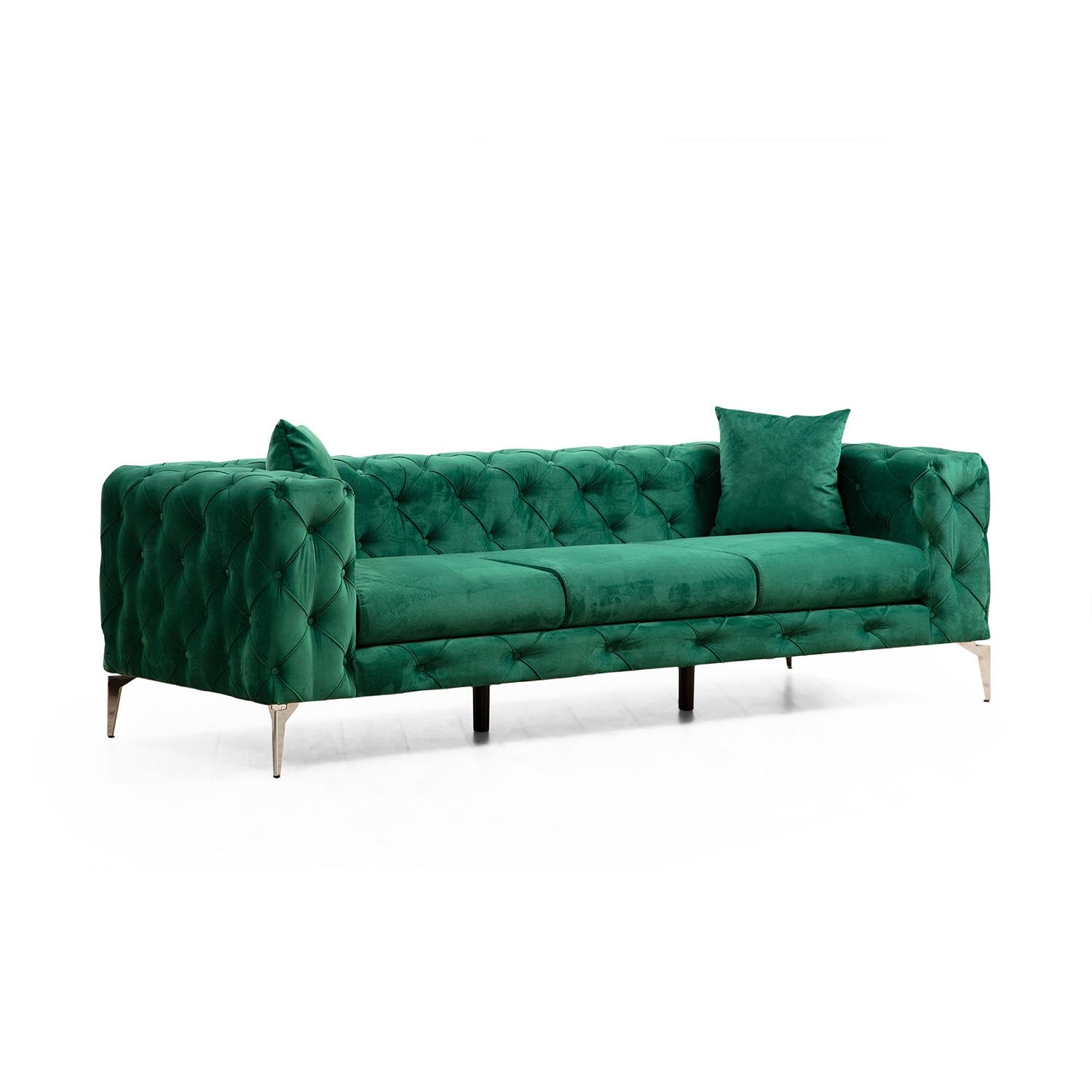 Como - Green in Grün präsentiert im Onlineshop von KAQTU Design AG. 3er Sofa ist von Atelier Del Sofa