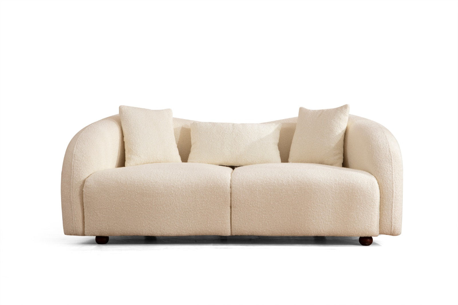 Venedik - Cream in Sahne präsentiert im Onlineshop von KAQTU Design AG. 2er Sofa ist von Atelier Del Sofa