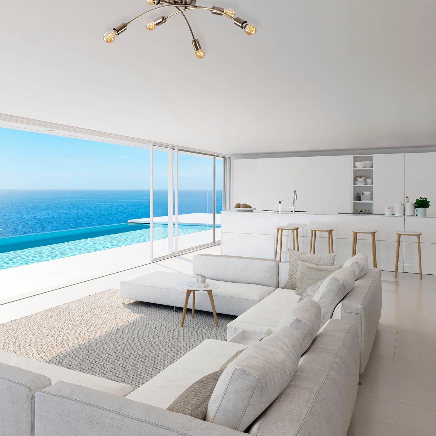 Entdecken Sie die Banana Deckenleuchte von Opviq – ein eleganter Vintage-Kronleuchter, der jedem Raum zeitlosen Charme verleiht.