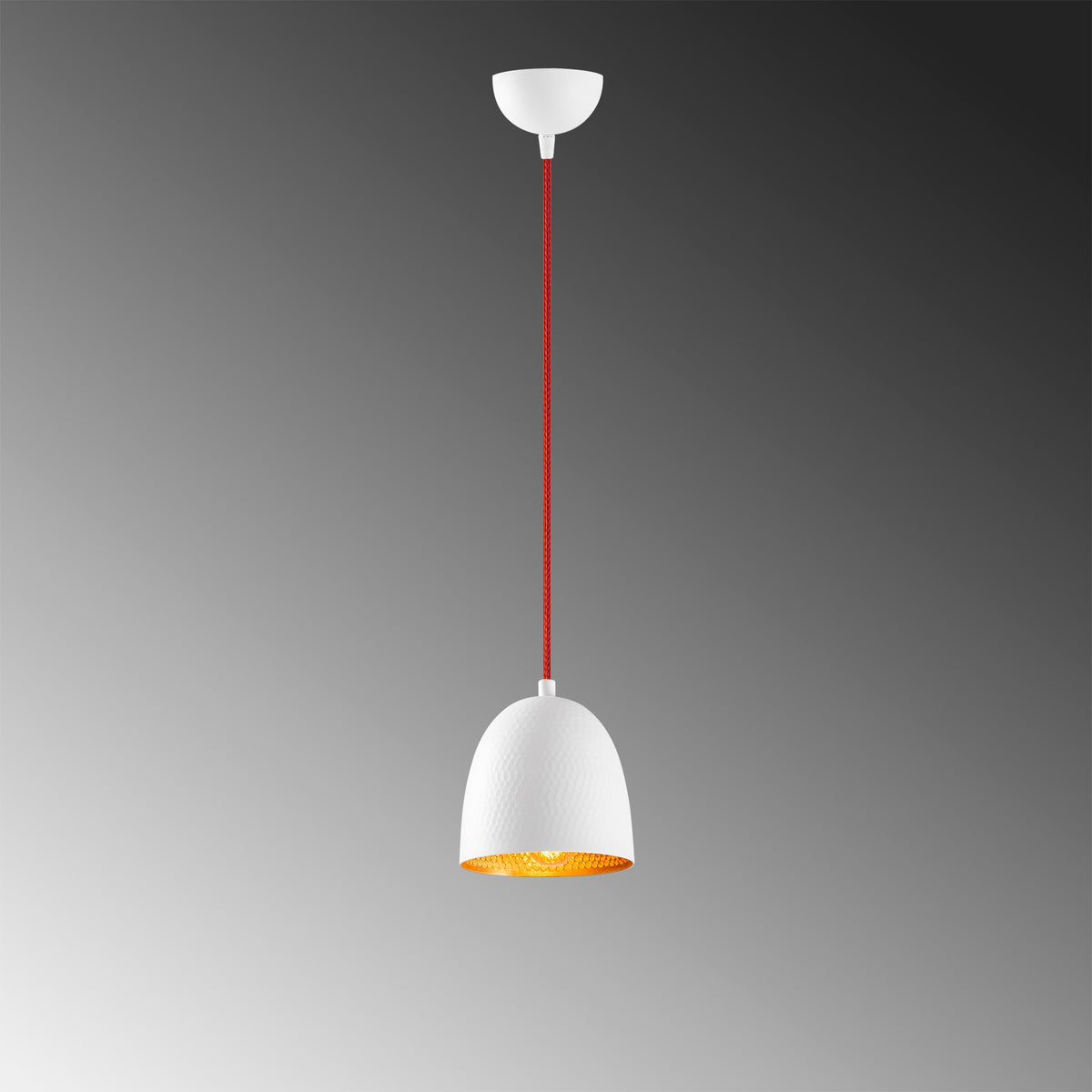 Tattoo Pendellampe - Weiss Rot in Weiss Rot präsentiert im Onlineshop von KAQTU Design AG. Pendelleuchte ist von Opviq