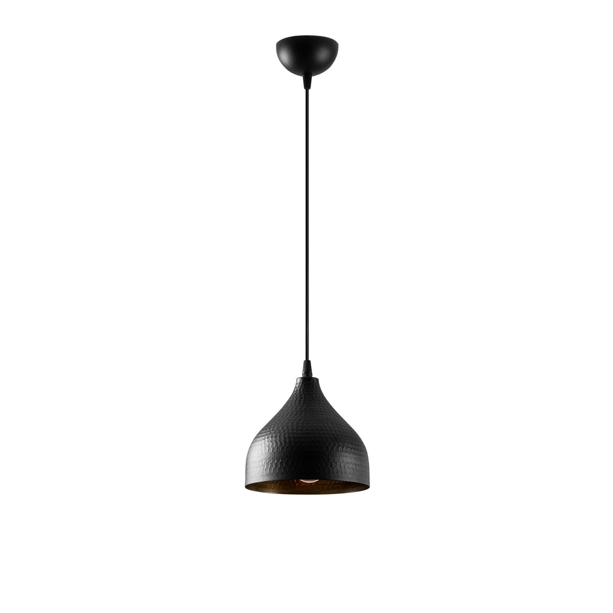Tattoo Pendellampe - Schwarz in Schwarz präsentiert im Onlineshop von KAQTU Design AG. Pendelleuchte ist von Opviq