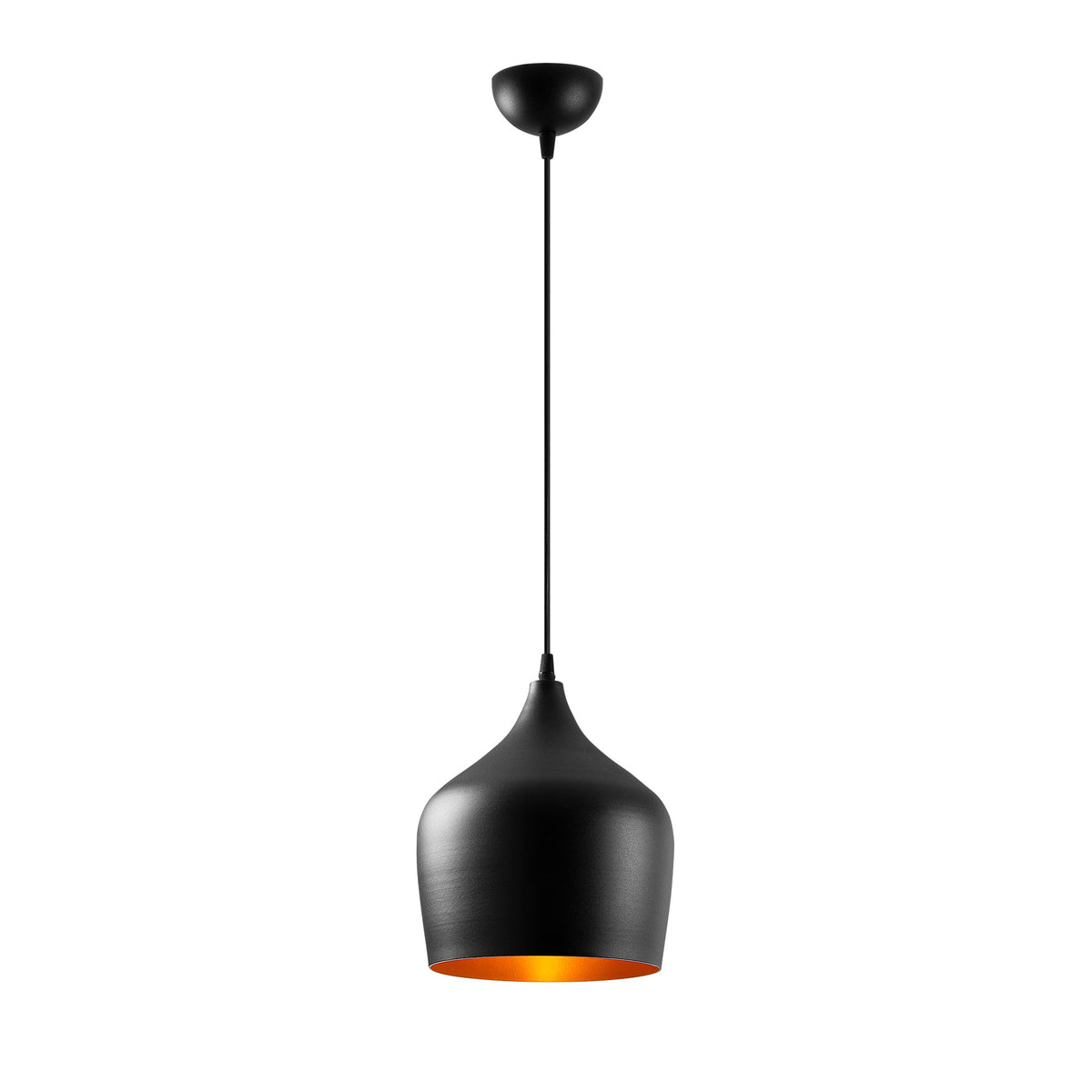 Dodo Pendellampe - Schwarz in Schwarz präsentiert im Onlineshop von KAQTU Design AG. Pendelleuchte ist von Opviq