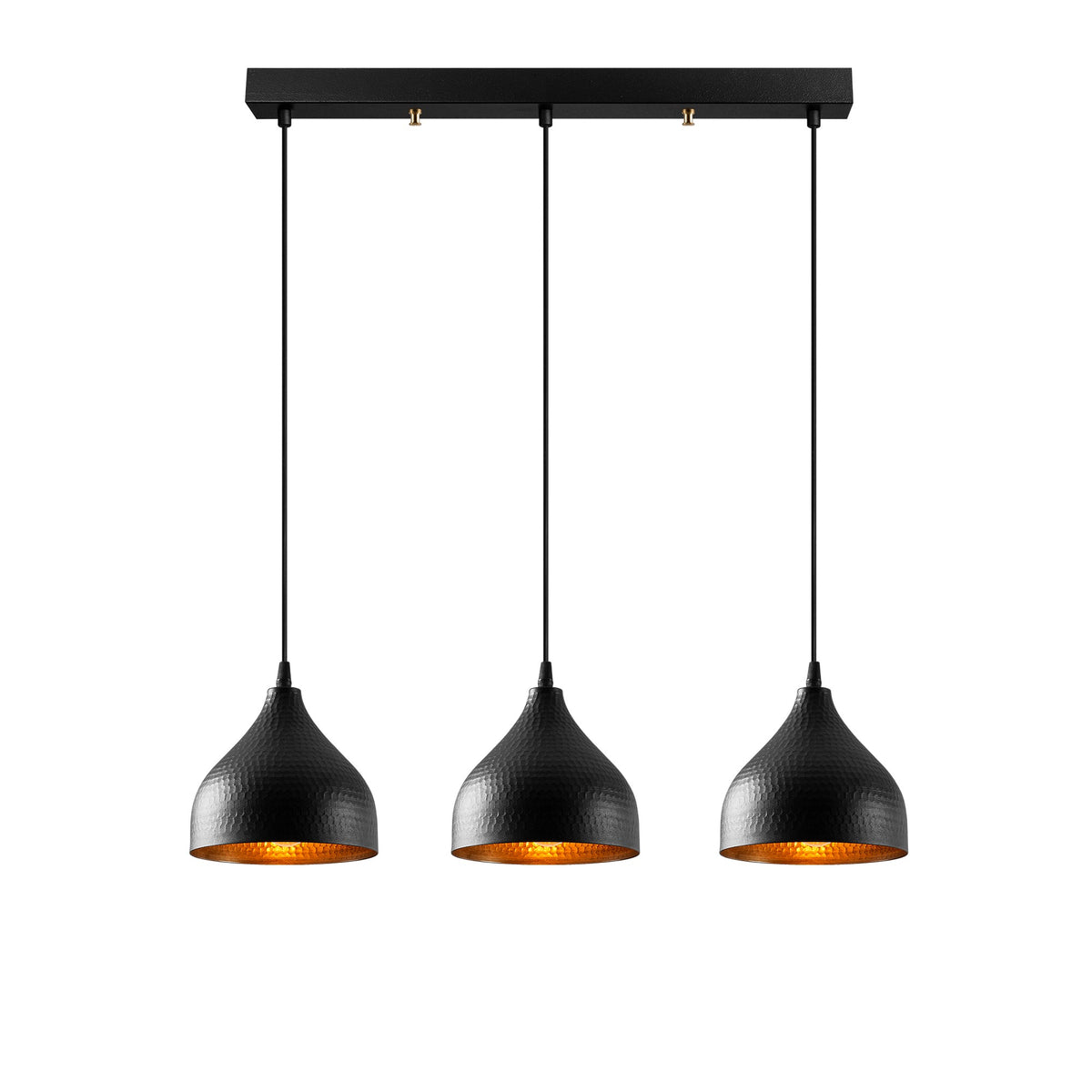 Tattoo Pendellampe - Schwarz in Schwarz präsentiert im Onlineshop von KAQTU Design AG. Pendelleuchte ist von Opviq