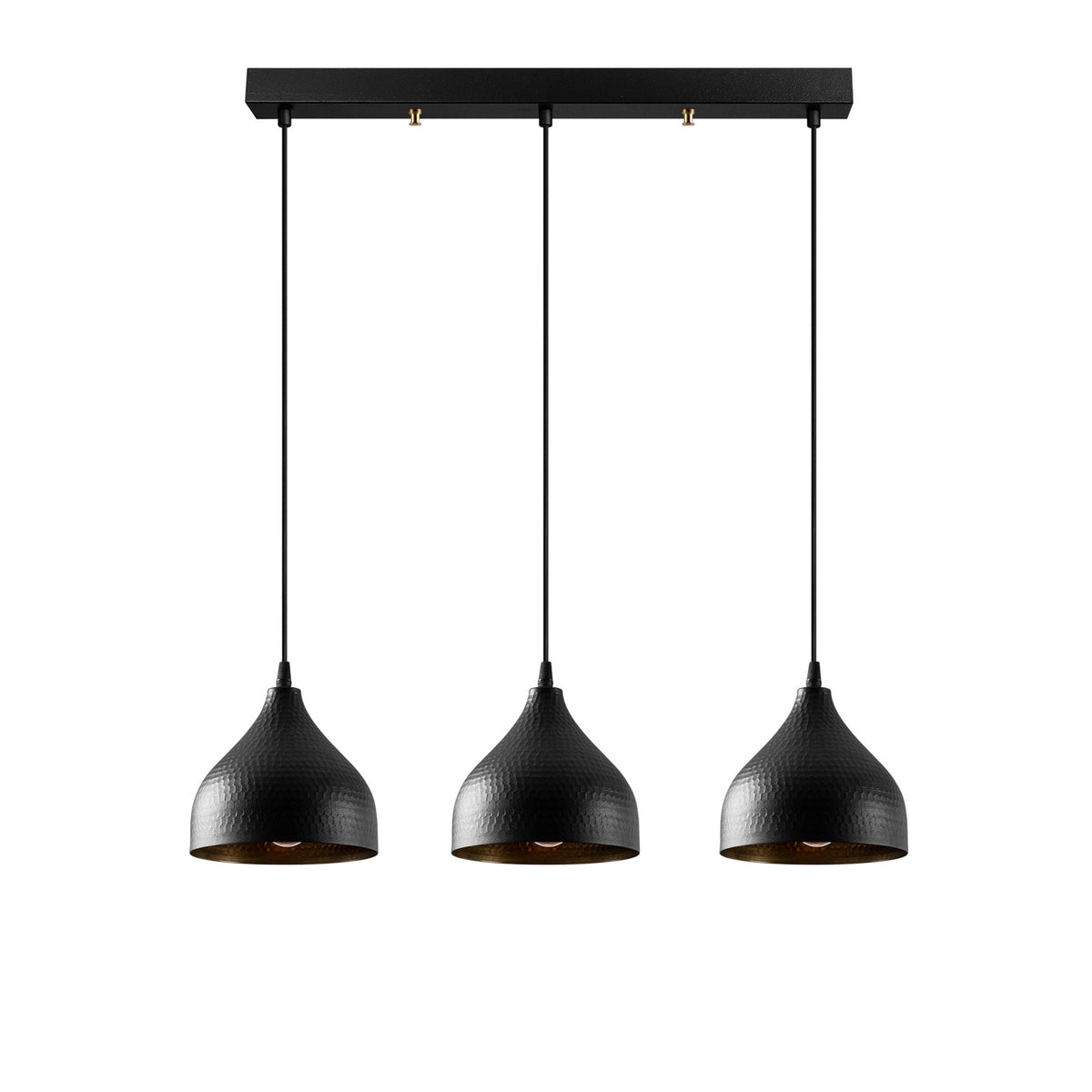 Tattoo Pendellampe - Schwarz in Schwarz präsentiert im Onlineshop von KAQTU Design AG. Pendelleuchte ist von Opviq
