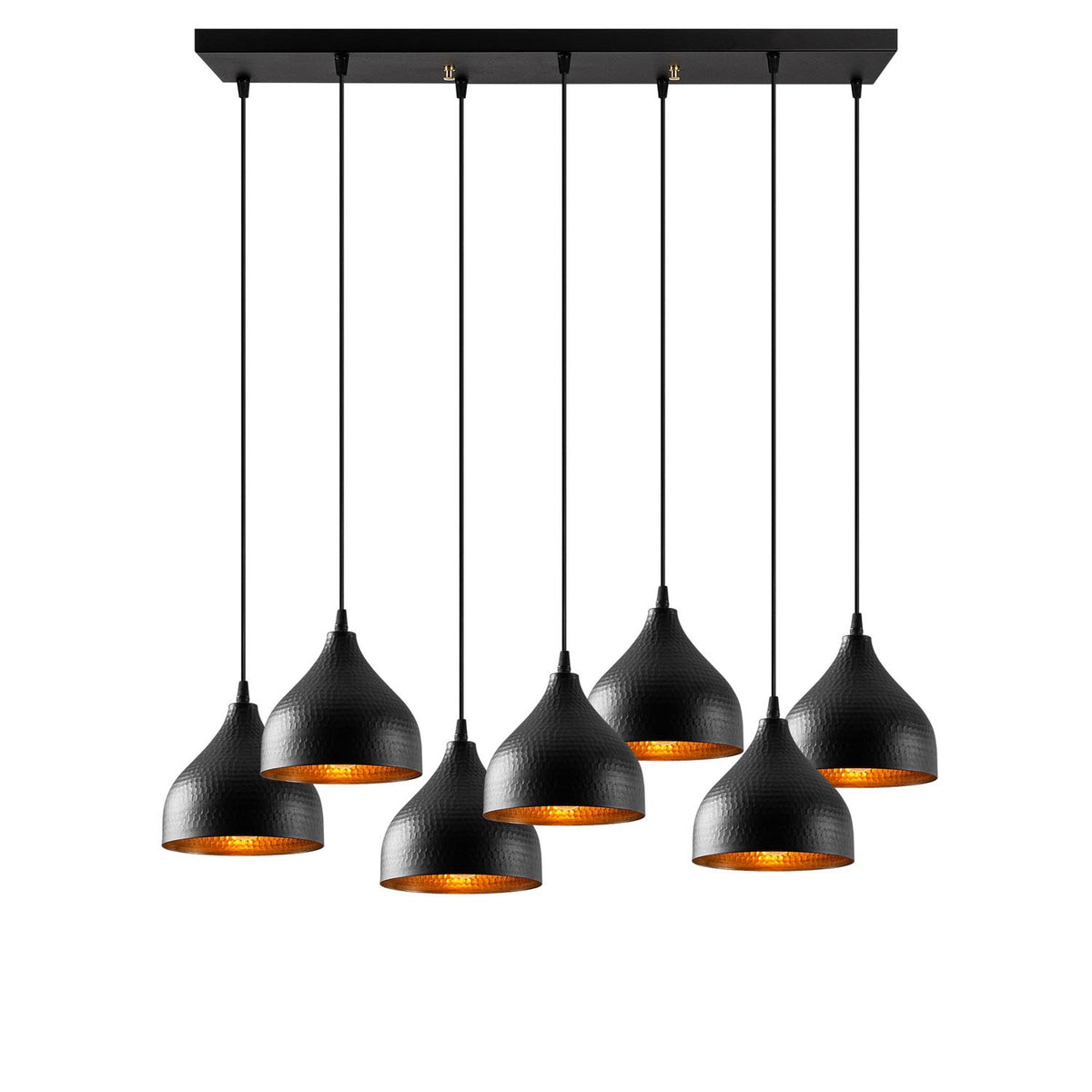 Tattoo Pendellampe - Schwarz in Schwarz präsentiert im Onlineshop von KAQTU Design AG. Pendelleuchte ist von Opviq