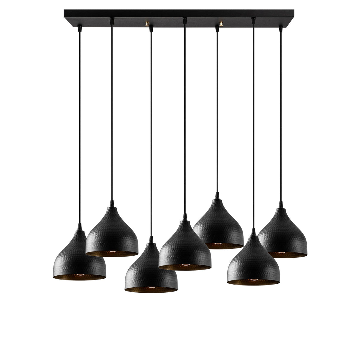 Tattoo Pendellampe - Schwarz in Schwarz präsentiert im Onlineshop von KAQTU Design AG. Pendelleuchte ist von Opviq
