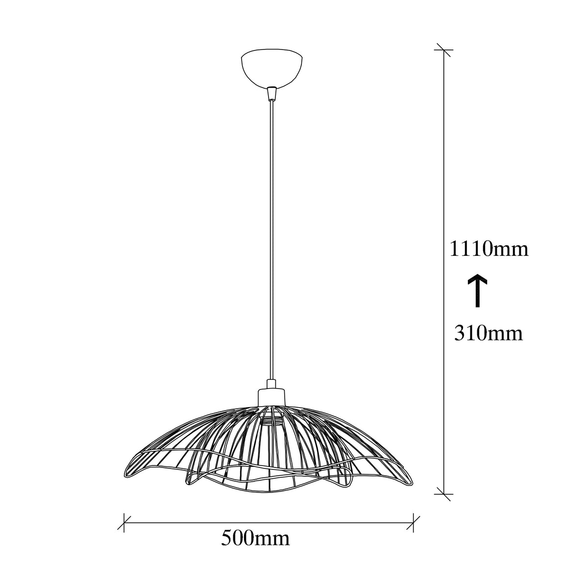 Farac Pendellampe - Vintage in Vintage präsentiert im Onlineshop von KAQTU Design AG. Pendelleuchte ist von Opviq