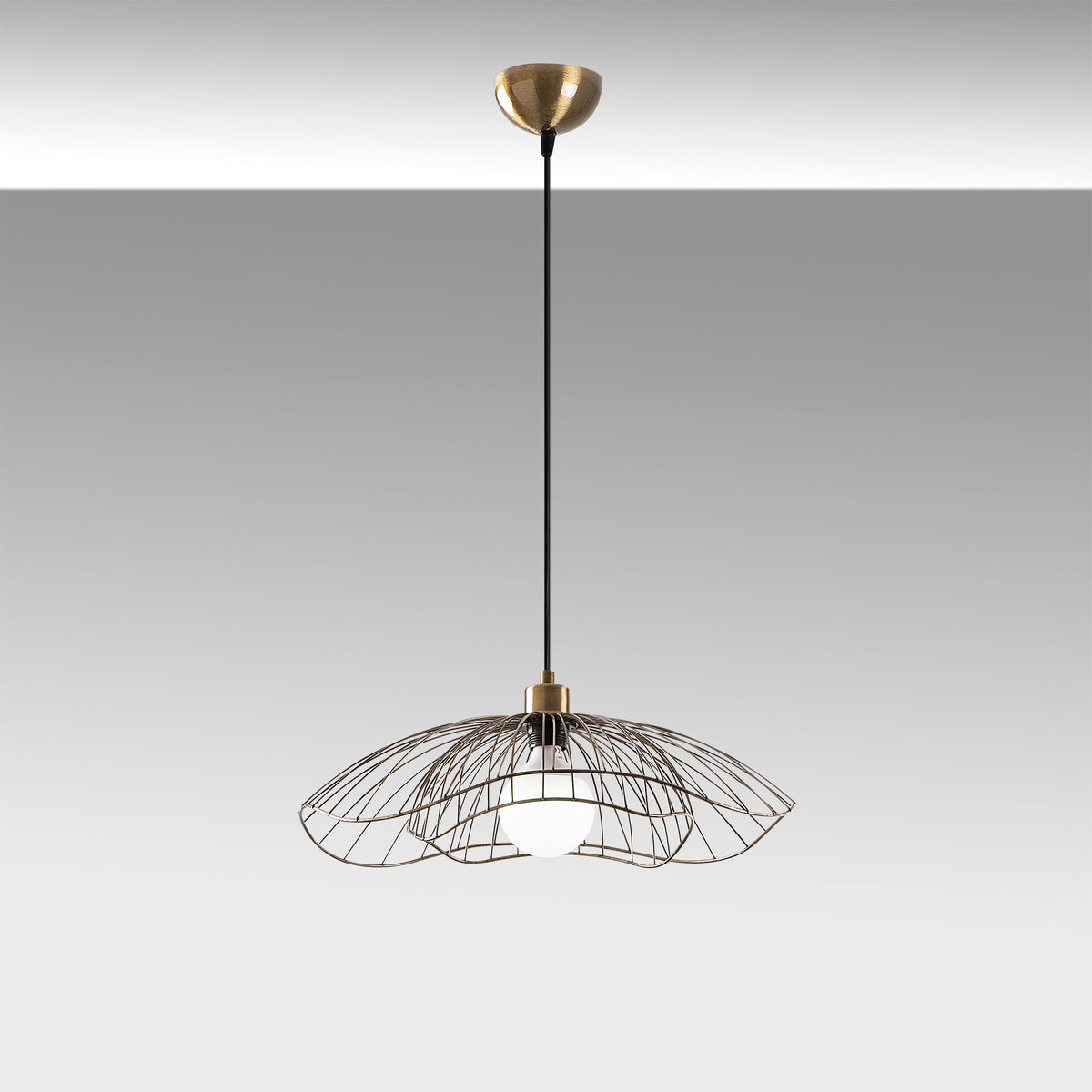 Farac Pendellampe - Vintage in Vintage präsentiert im Onlineshop von KAQTU Design AG. Pendelleuchte ist von Opviq