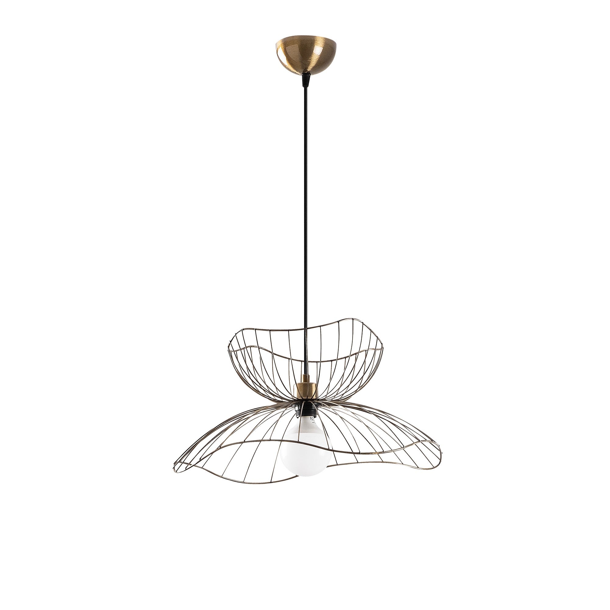 Erleben Sie die Farac Pendelleuchte von Opviq – ein eleganter Vintage-Kronleuchter, der mit seinem einzigartigen Design und warmer Ausstrahlung jeden Raum verzaubert.