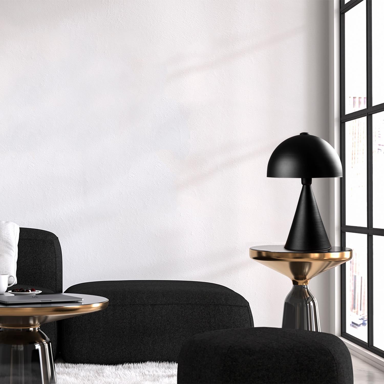 Elegante Dodo Tischleuchte in Schwarz von Opviq. Ideal für stilvolle Akzente und gemütliche Beleuchtung in jedem Raum.