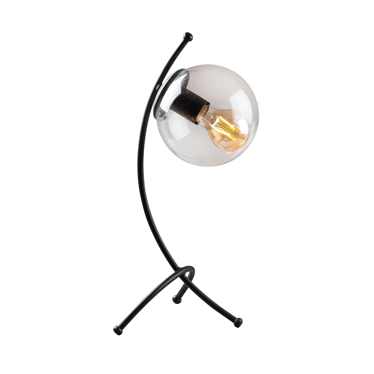 Yay Tischleuchte - Schwarz in Schwarz präsentiert im Onlineshop von KAQTU Design AG. Tischleuchte ist von Opviq
