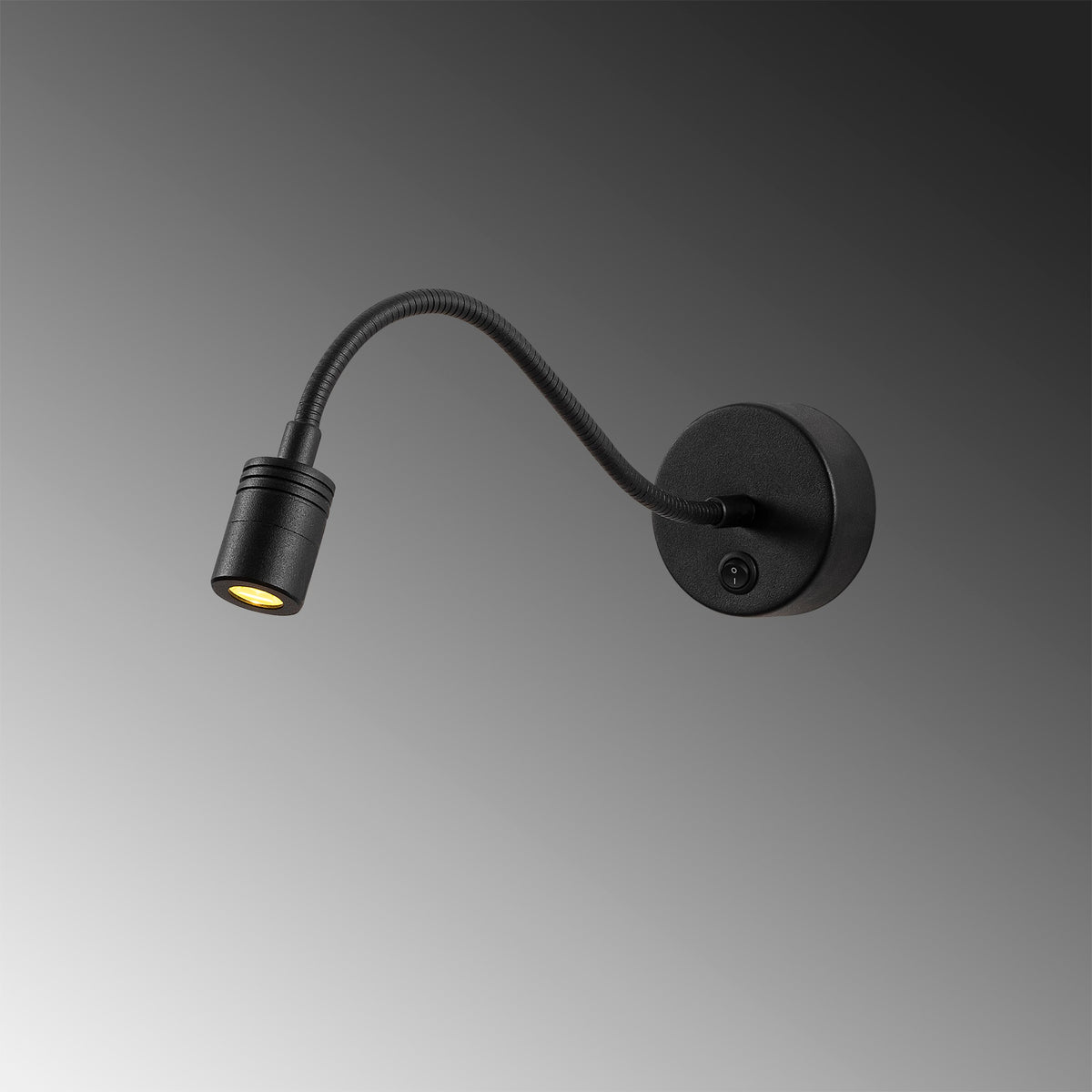 Reading Wandleuchte - Schwarz in Schwarz präsentiert im Onlineshop von KAQTU Design AG. Wandleuchte ist von Opviq