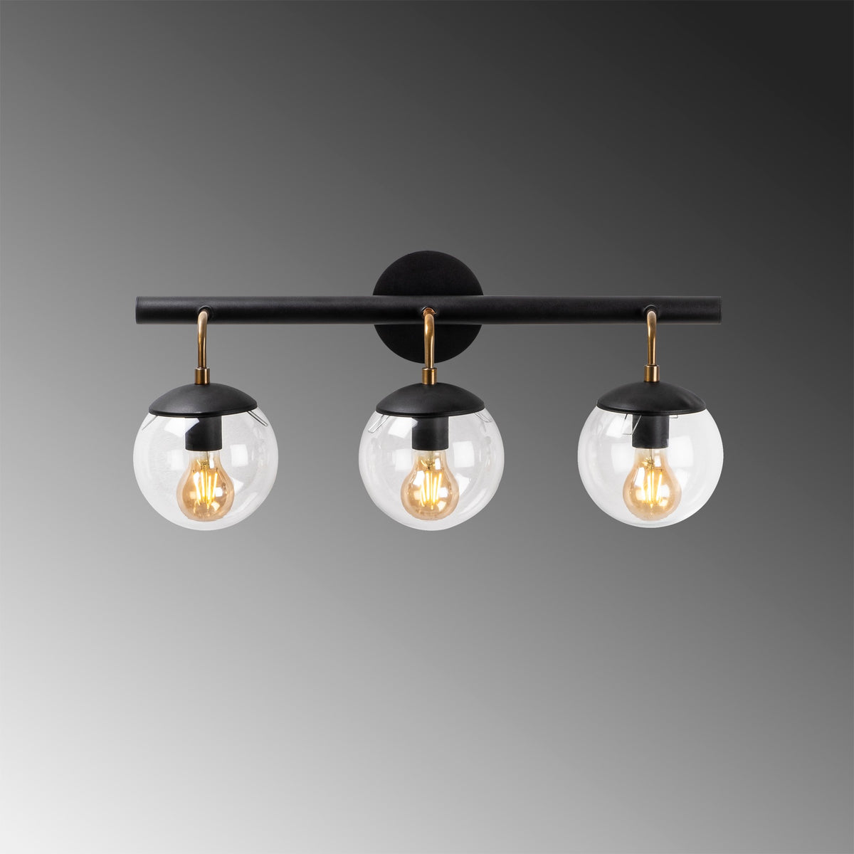Gondol Wandleuchte - Schwarz in Schwarz präsentiert im Onlineshop von KAQTU Design AG. Wandleuchte ist von Opviq