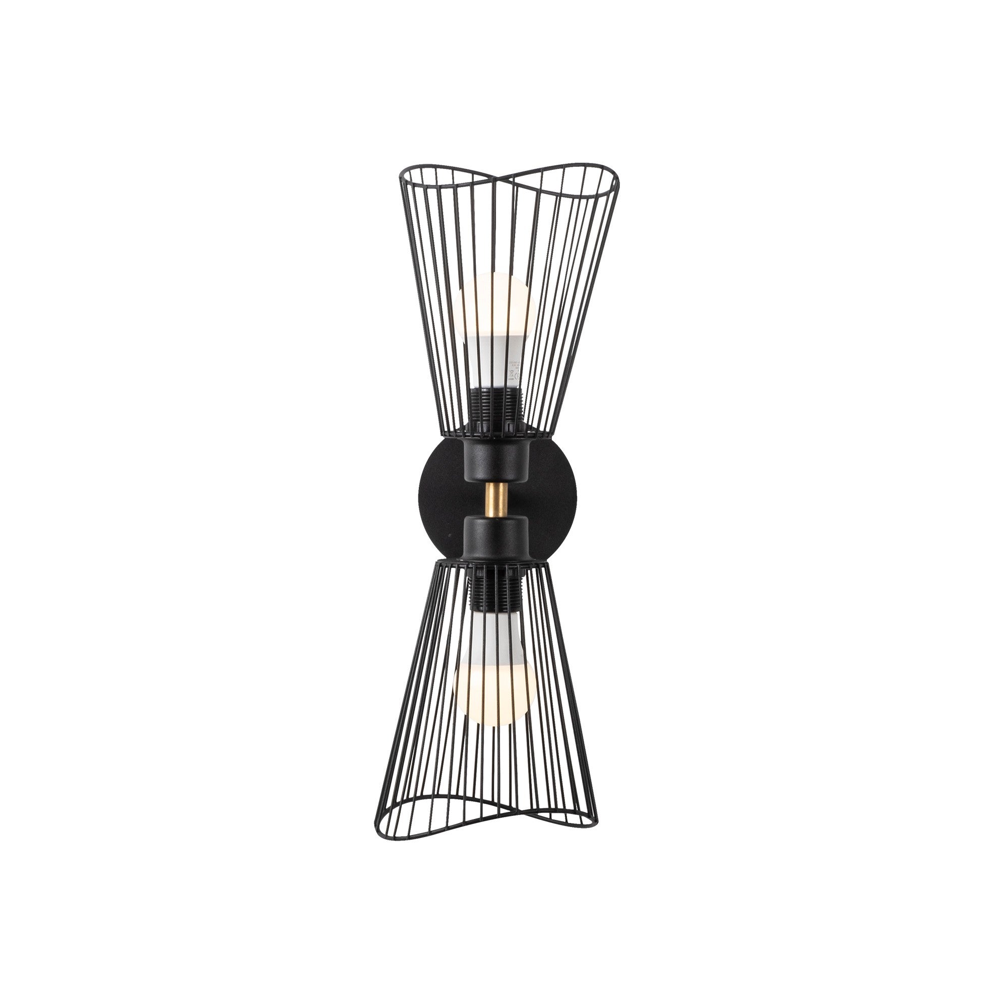 Zeyno Wandleuchte - Schwarz in Schwarz präsentiert im Onlineshop von KAQTU Design AG. Wandleuchte ist von Opviq