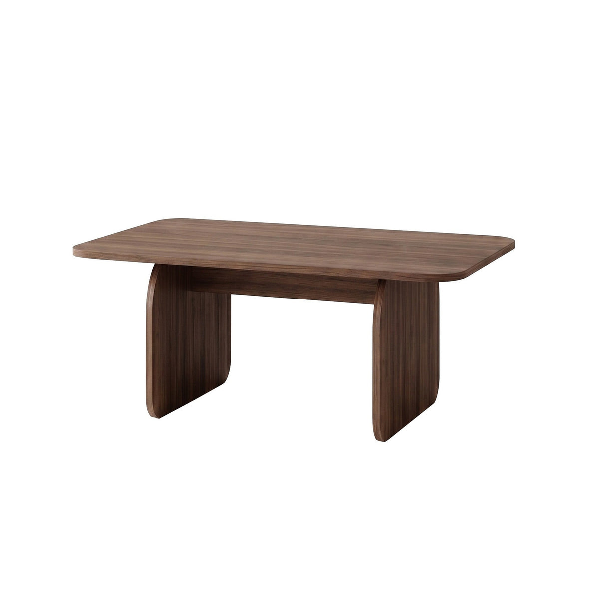Couchtisch Pietra in Milano Nussbaum aus melaminbeschichteter Spanplatte, rechteckige Form, Grösse 100x60x42 cm, zerlegt.