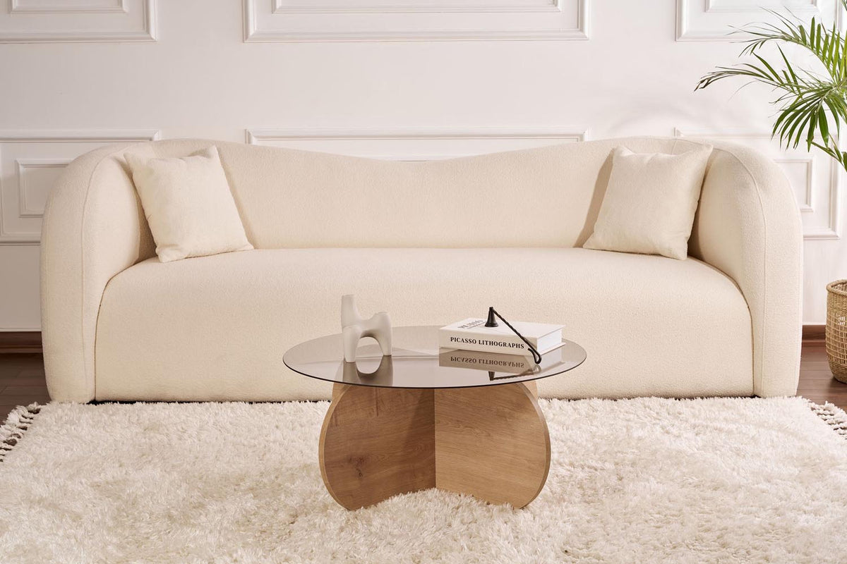 Aeris Sofatisch - Saphir- Eiche Fume in Saphir- Eiche Fume präsentiert im Onlineshop von KAQTU Design AG. Couchtisch ist von Nordure