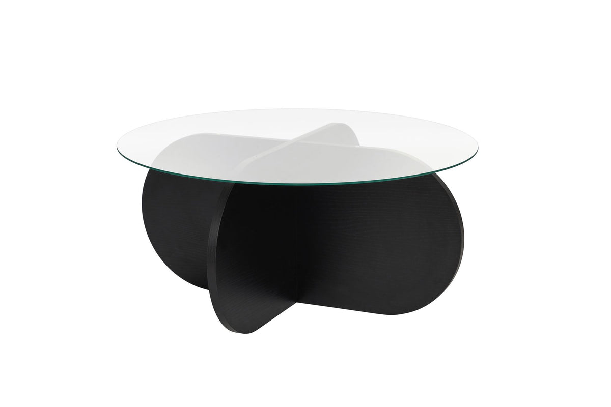 Aeris Sofatisch - Holz Schwarz Transparent in Holz Schwarz Transparent präsentiert im Onlineshop von KAQTU Design AG. Couchtisch ist von Nordure