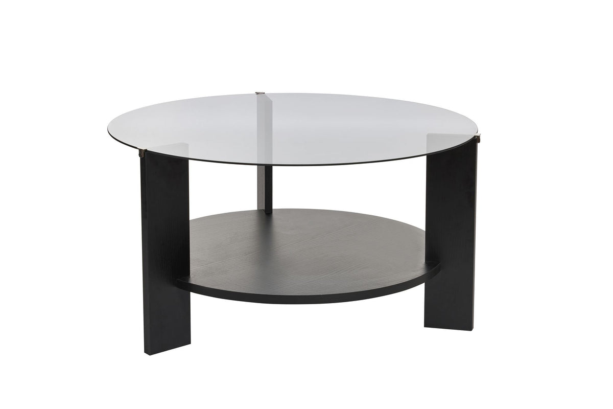 Clara Sofatisch - Holz Schwarz Rauch in Holz Schwarz Rauch präsentiert im Onlineshop von KAQTU Design AG. Couchtisch ist von Nordure