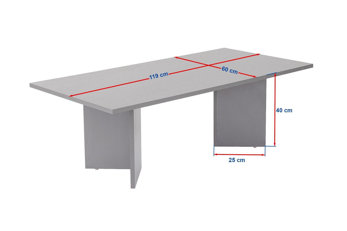 Sabin Sofatisch - Walnuss in Walnuss präsentiert im Onlineshop von KAQTU Design AG. Couchtisch ist von Nordure