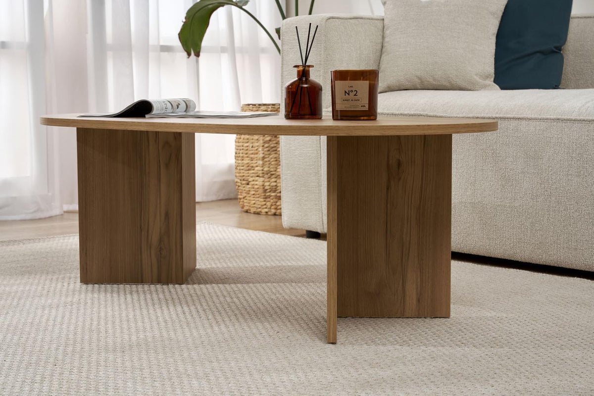 Sable Sofatisch - Eiche in Eiche präsentiert im Onlineshop von KAQTU Design AG. Couchtisch ist von Nordure