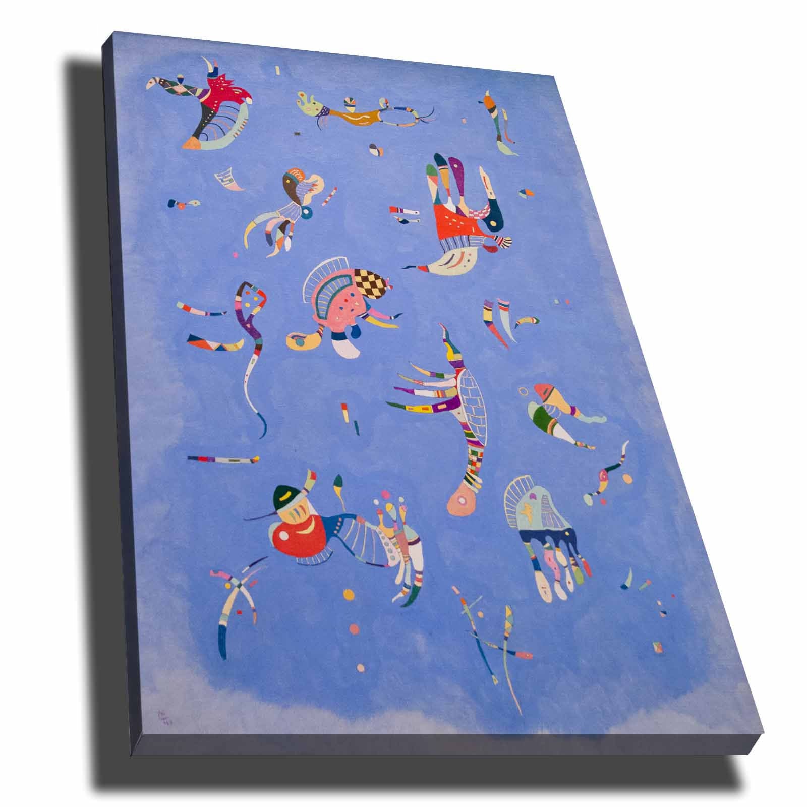 Verleihen Sie Ihrem Raum mit Kandinskys fesselndem Leinwandbild einen Hauch von Kunst und Stil. Ideal für jedes Zuhause!