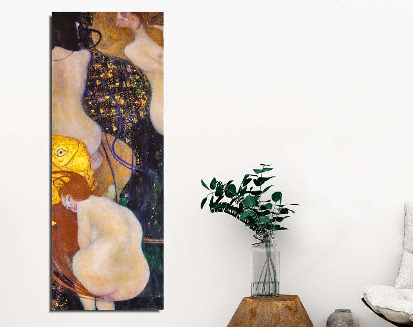 Entdecken Sie das faszinierende PC310 Bild von Wallity in Mehrfarbig. Ein Meisterwerk, das jeden Raum mit Klimts Kunst verzaubert.