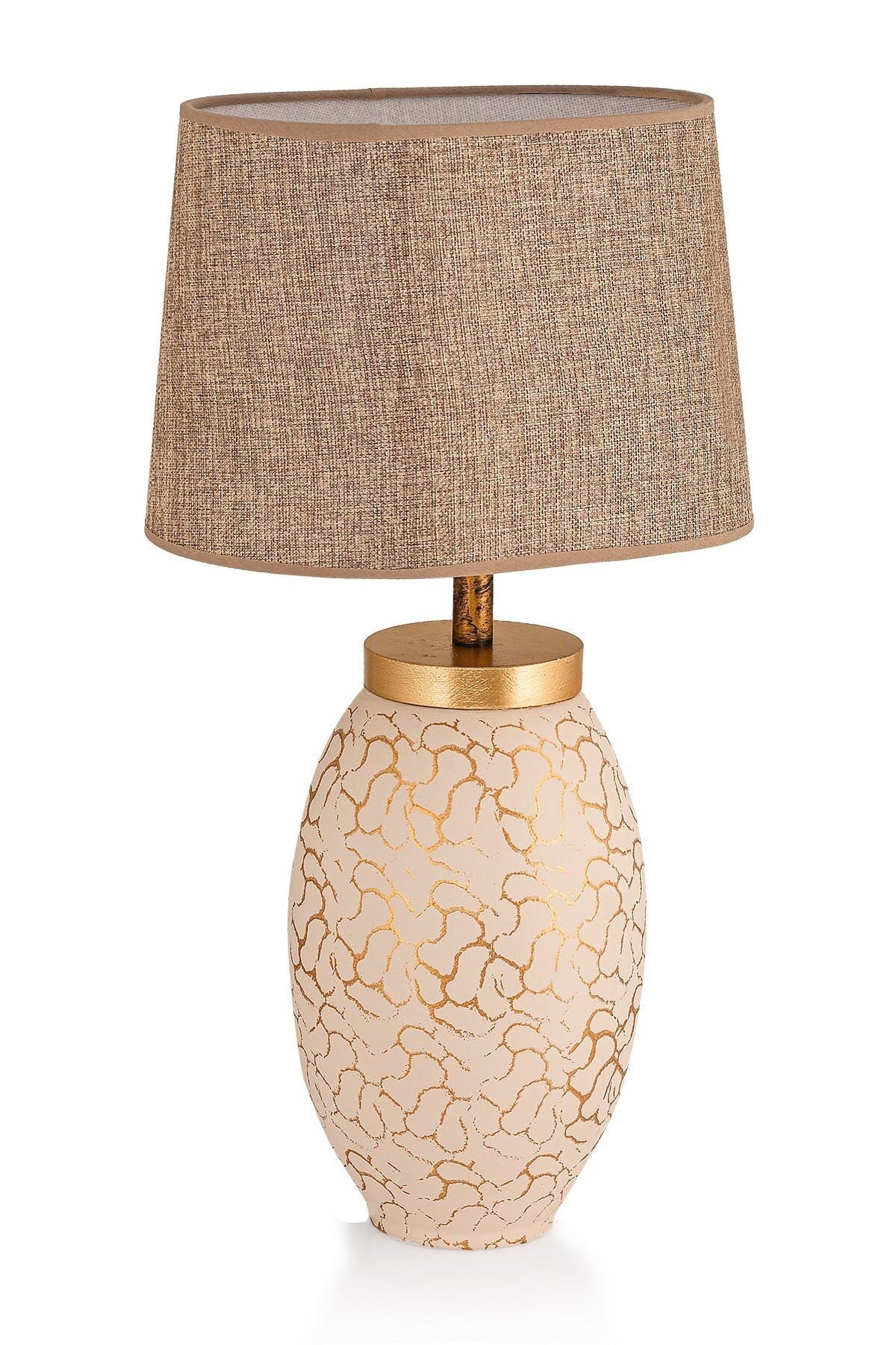 Entdecken Sie die YL026 Tischleuchte von Opviq – ein stilvolles Design in Creme und Gold, das jeden Raum mit warmem Licht und Eleganz bereichert.