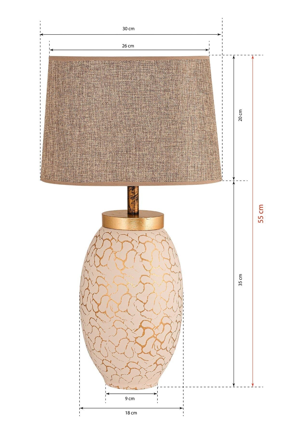 Entdecken Sie die YL026 Tischleuchte von Opviq – ein stilvolles Creme-Gold-Design, das jeden Raum mit Eleganz und Wärme erhellt.