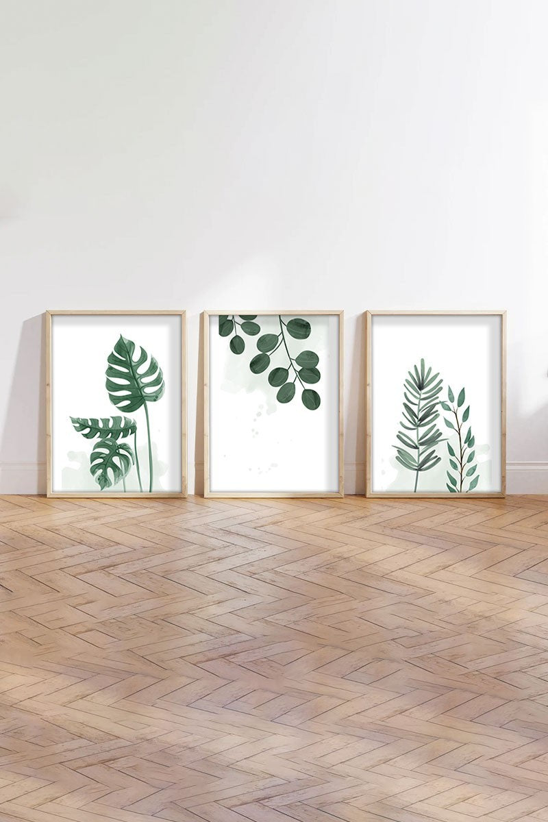 Verleihen Sie Ihrem Zuhause mit dem Huhu193 Bild von Wallity einen Hauch von Eleganz. Dieses mehrfarbige 3-teilige MDF-Gemälde (30 x 40 cm) begeistert durch exquisite Kunstfertigkeit und hochwertige Materialien.