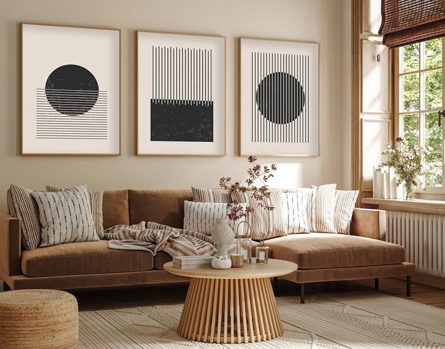 Verleihen Sie Ihrem Raum mit dem Huhu212 Bild von Wallity einen Hauch von Eleganz! Dieses mehrfarbige Kunstwerk (50 x 70 cm) begeistert durch lebendige Farben und einzigartiges Design.