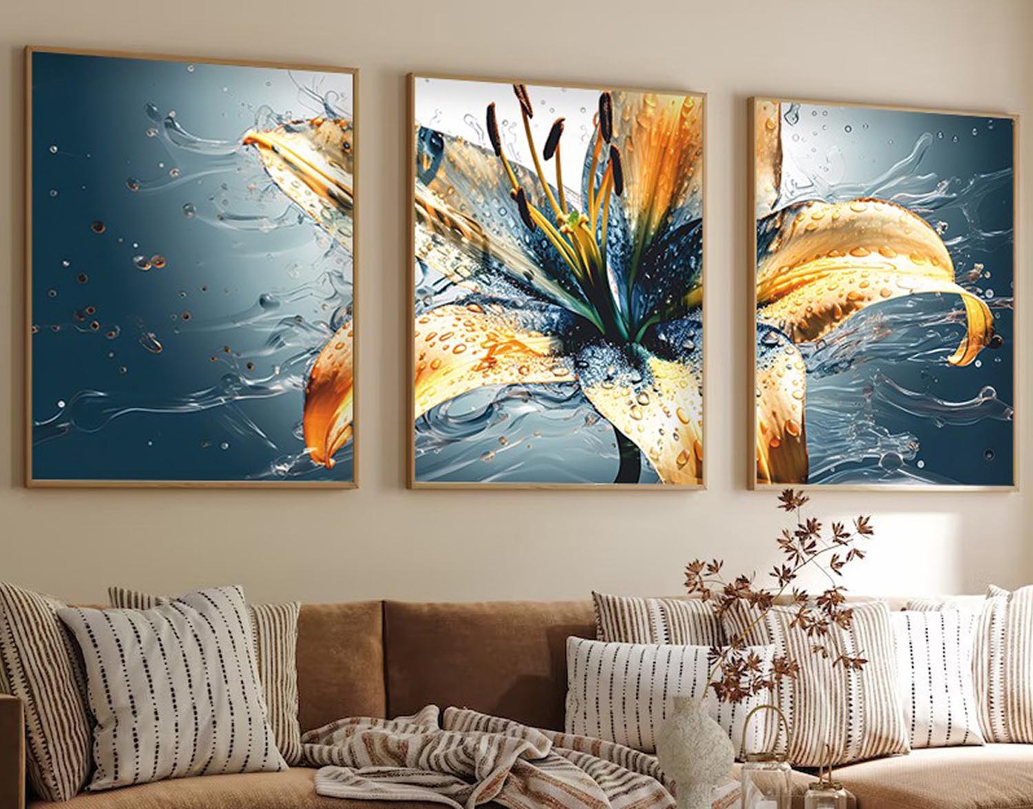 Entdecken Sie das Huhu219 Bild von Wallity – ein mehrfarbiges Kunstwerk (50 x 70 cm), das Ihre Wände mit Eleganz und Stil verwandelt.