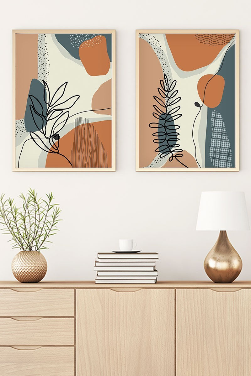 Verleihen Sie Ihrem Raum mit dem Huhu35 Bild von Wallity einen Hauch von Eleganz! Die lebendigen Farben und der hochwertige Holzrahmen machen es zum perfekten Deko-Highlight.