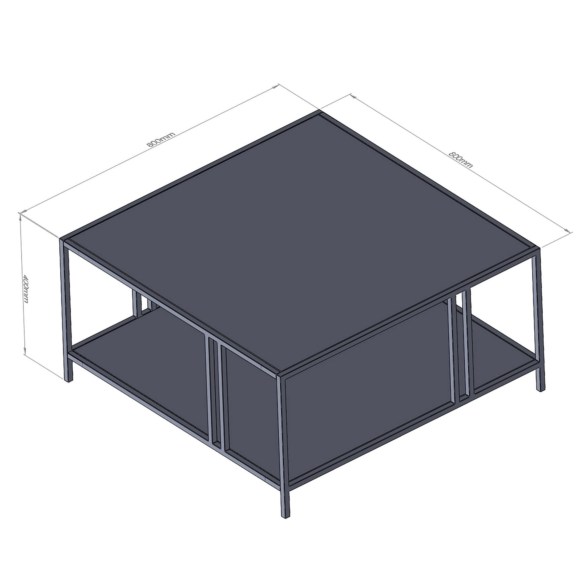 Uranüs - Black Chipboard in Schwarz präsentiert im Onlineshop von KAQTU Design AG. Beistelltisch ist von Hanah Home