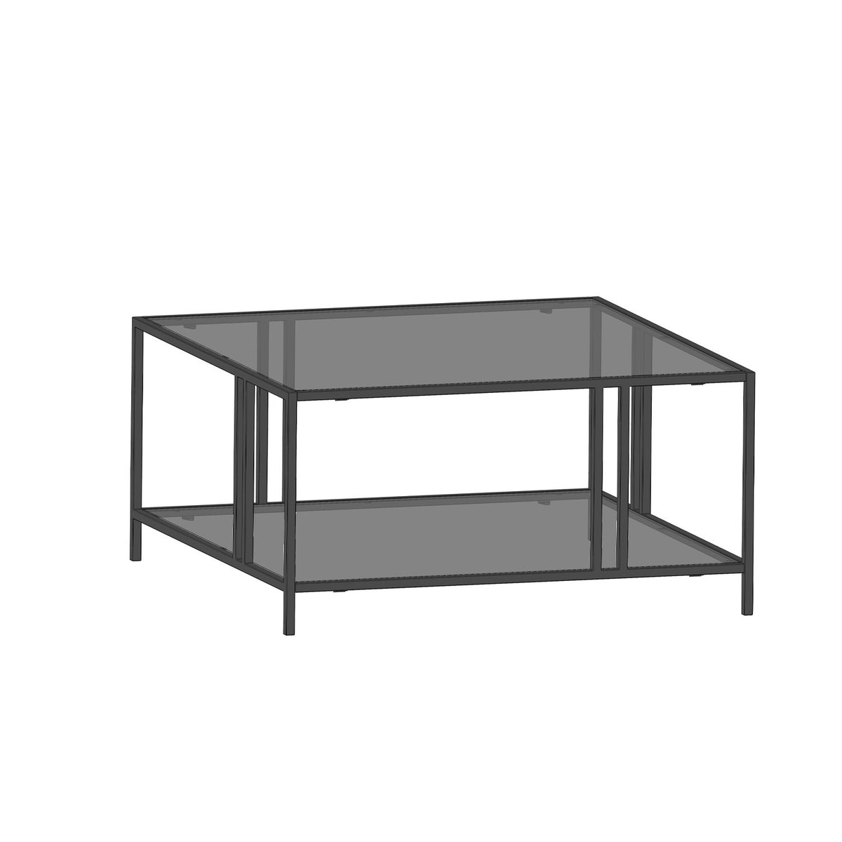 Uranüs Sofatisch - Schwarz in Schwarz präsentiert im Onlineshop von KAQTU Design AG. Couchtisch ist von Hanah Home