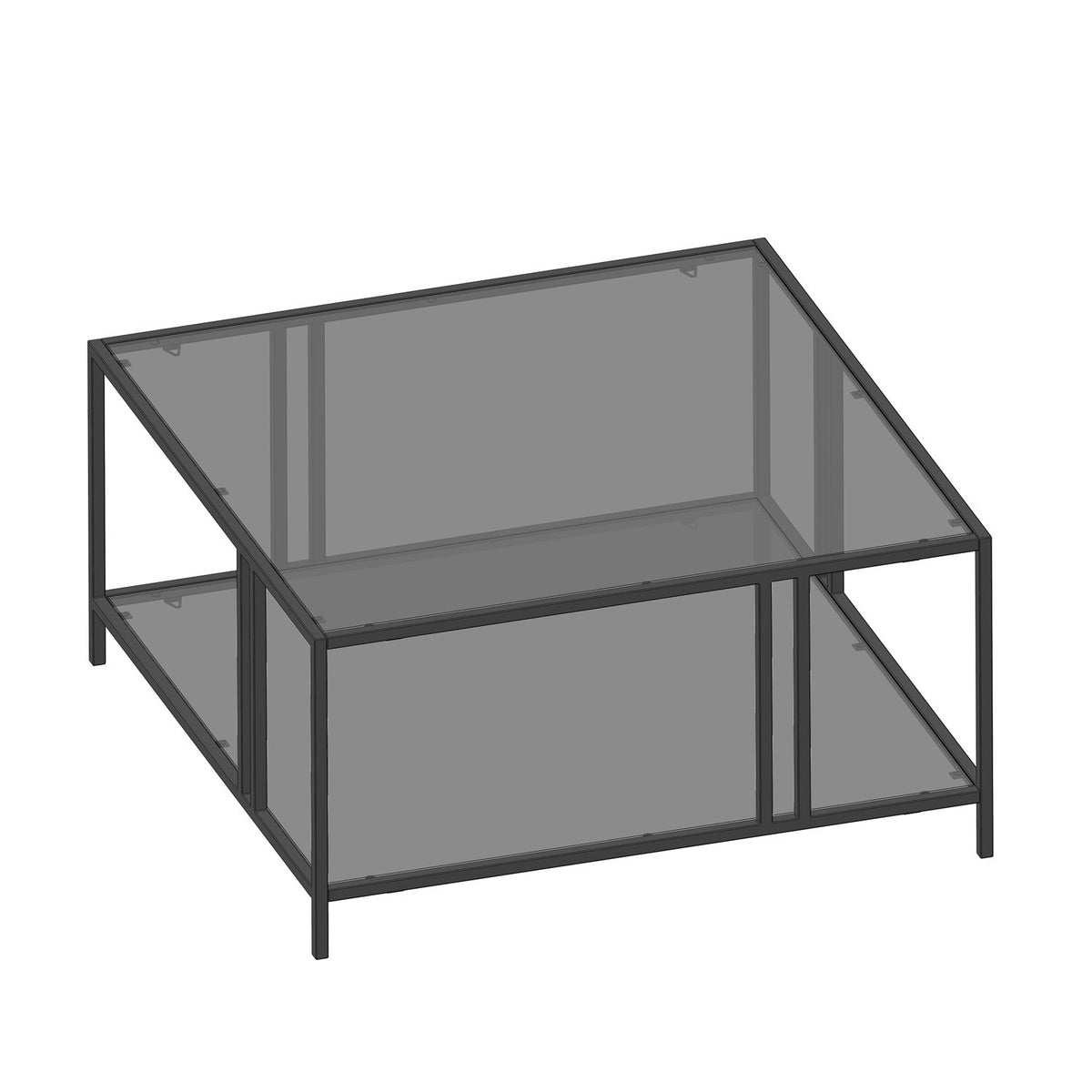 Uranüs Sofatisch - Schwarz in Schwarz präsentiert im Onlineshop von KAQTU Design AG. Couchtisch ist von Hanah Home