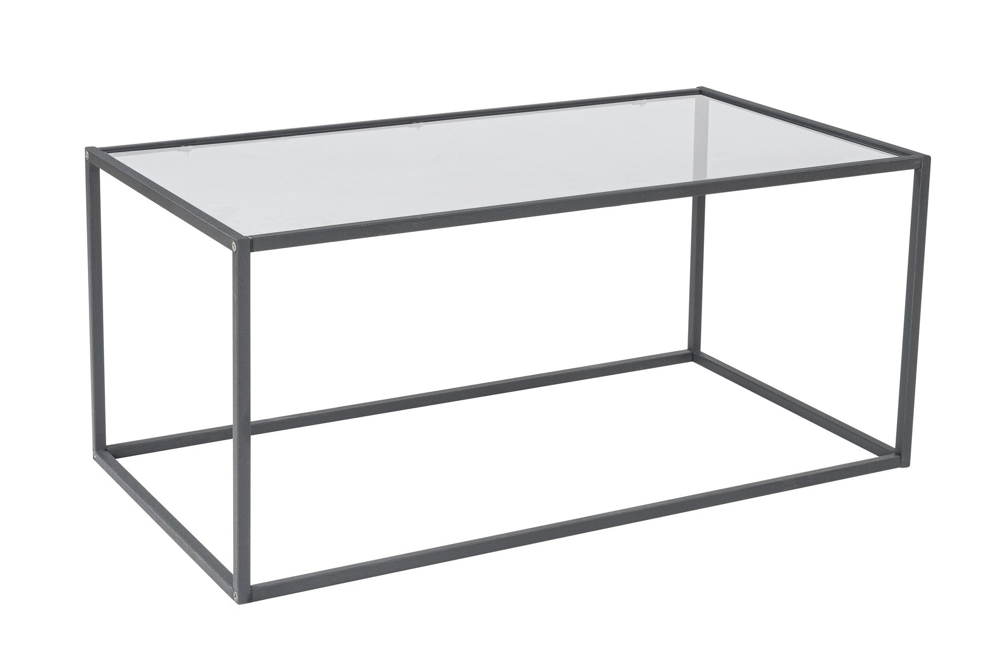 Erleben Sie den Lizbon Sofatisch in elegantem Schwarz von Hanah Home – ein modernes Design aus hochwertigem Rauchglas, das jeden Raum aufwertet.