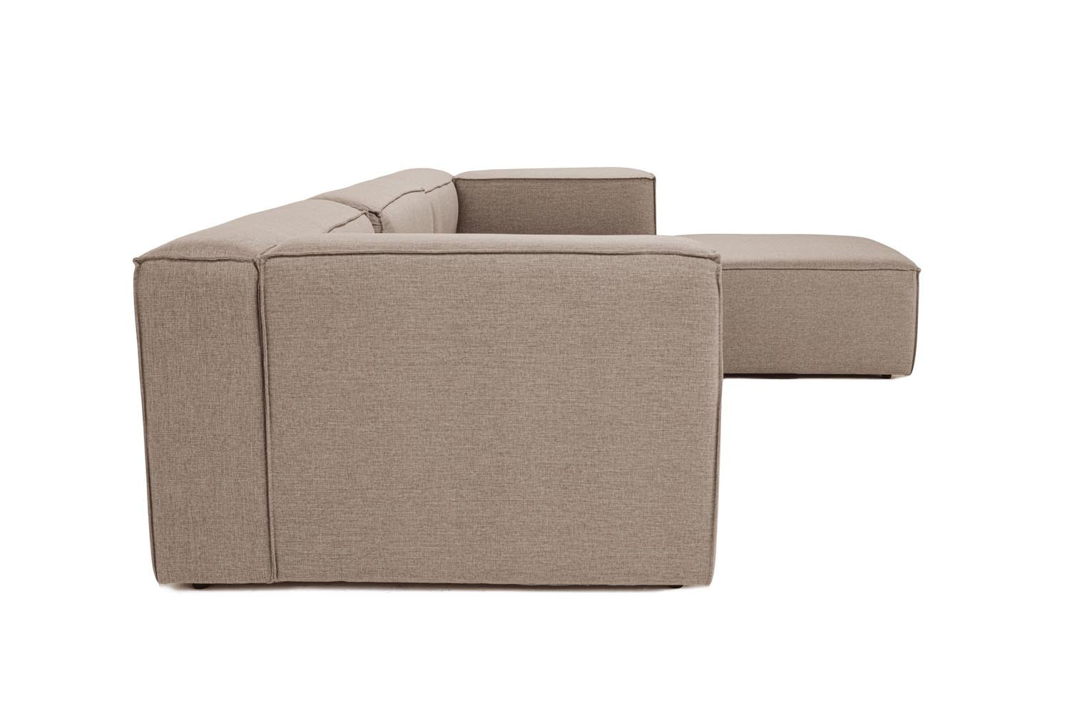 Entdecken Sie das Fora Ecksofa in warmem Braun von Atelier Del Sofa – der Inbegriff von Luxus, Stil und unvergleichlichem Sitzkomfort.