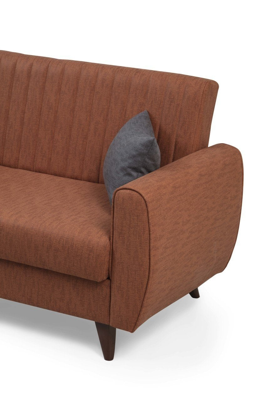 Entdecken Sie das Alkon Bettsofa in strahlendem Fliese Rot – die perfekte Kombination aus Funktionalität und modernem Design für Ihr Zuhause.