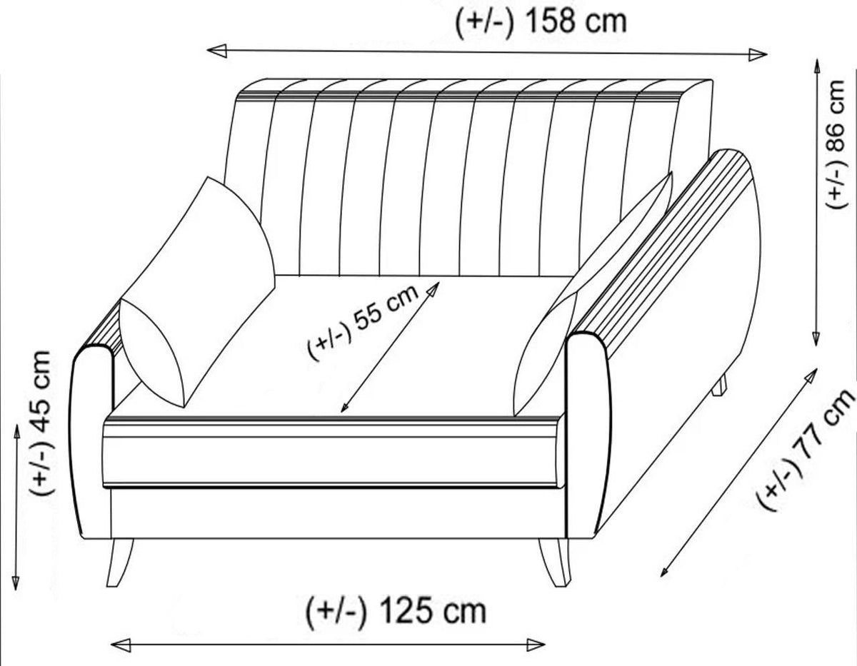 Alkon Bettsofa - Dunkelgrau in Dunkelgrau präsentiert im Onlineshop von KAQTU Design AG. Bettsofa ist von Atelier Del Sofa