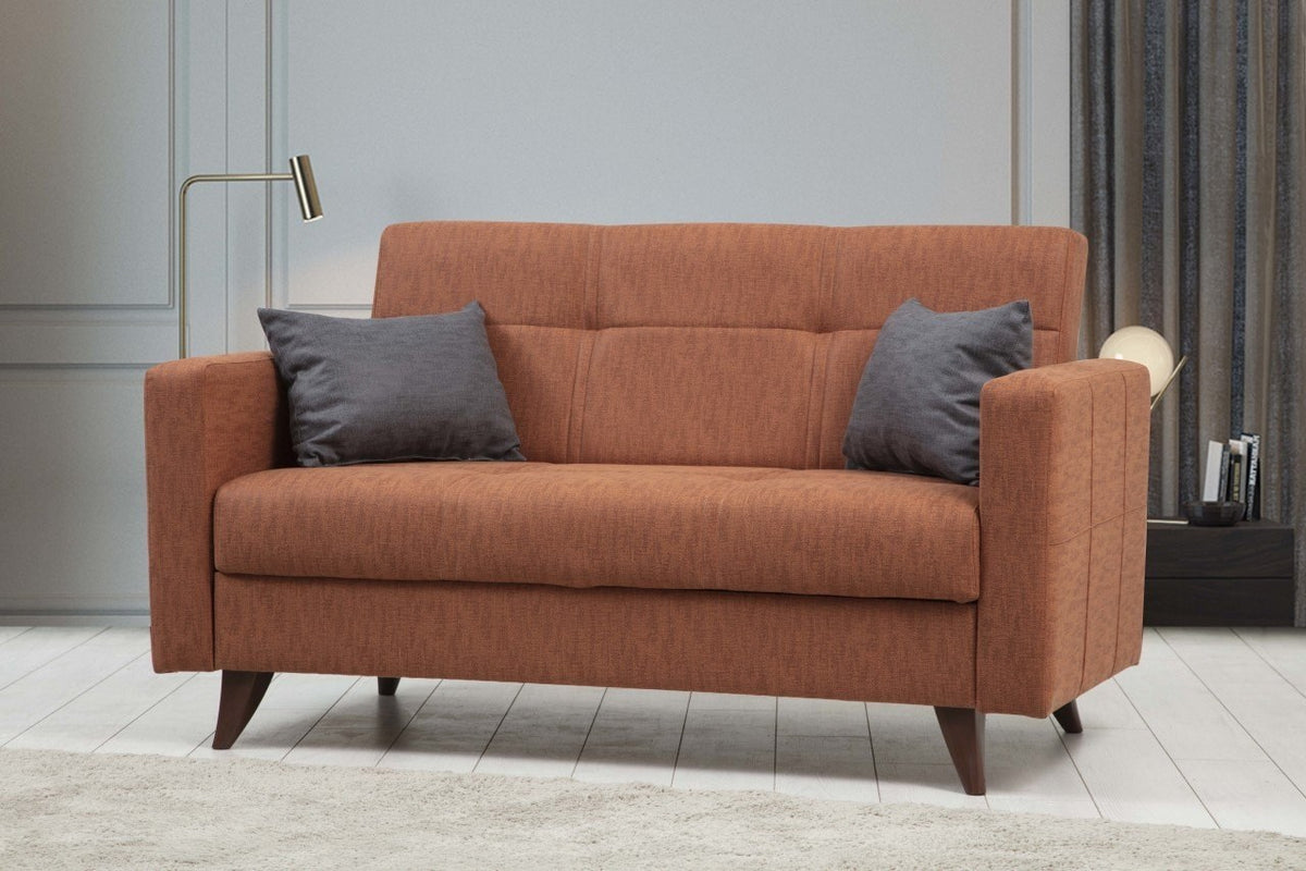 Polya Bettsofa - Fliese Rot in Fliese Rot präsentiert im Onlineshop von KAQTU Design AG. Bettsofa ist von Atelier Del Sofa