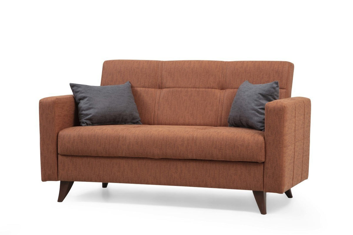 Polya Bettsofa - Fliese Rot in Fliese Rot präsentiert im Onlineshop von KAQTU Design AG. Bettsofa ist von Atelier Del Sofa