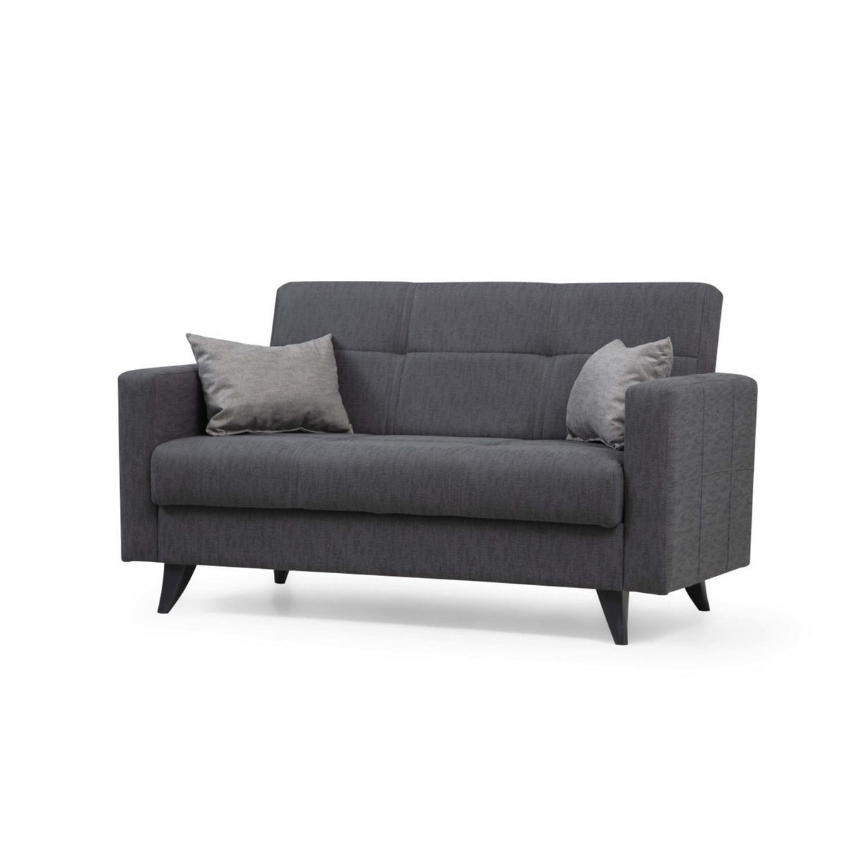 Polya Bettsofa - Dunkelgrau in Dunkelgrau präsentiert im Onlineshop von KAQTU Design AG. Bettsofa ist von Atelier Del Sofa