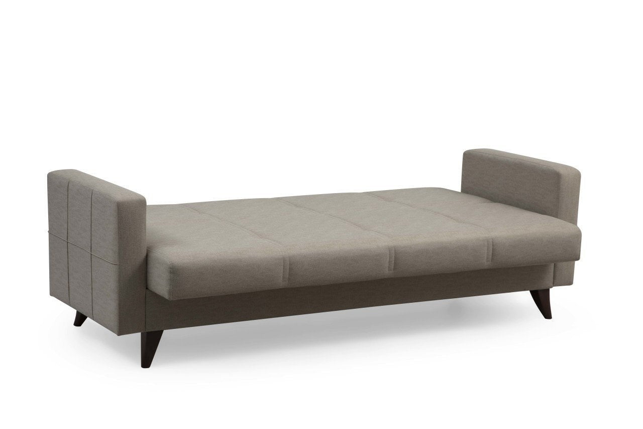 Erleben Sie das stilvolle Polya Bettsofa in Beige von Atelier Del Sofa – ein vielseitiges 3-Sitzer-Sofa, das Komfort und Eleganz vereint und sich perfekt in Ihr Zuhause einfügt.